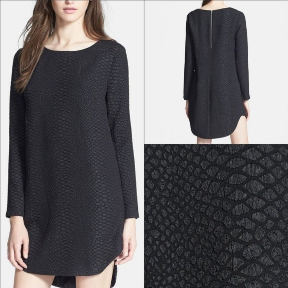 ASTR Black Snake Dress